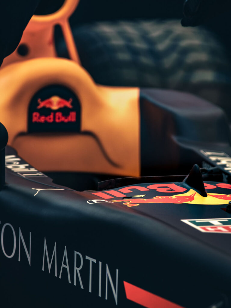 Aston Martin Red Bull Racing close up shot of the cockpit