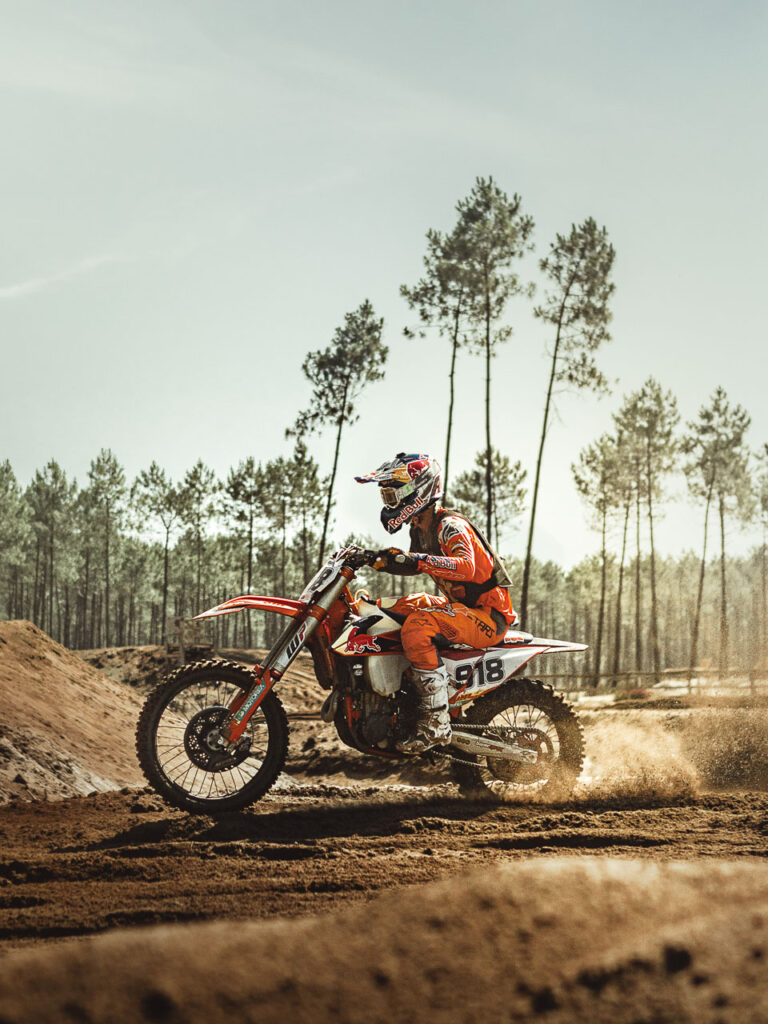 Camille Chapelière (France) | Red Bull Athlete racing on sand by Ondrej kolacek
