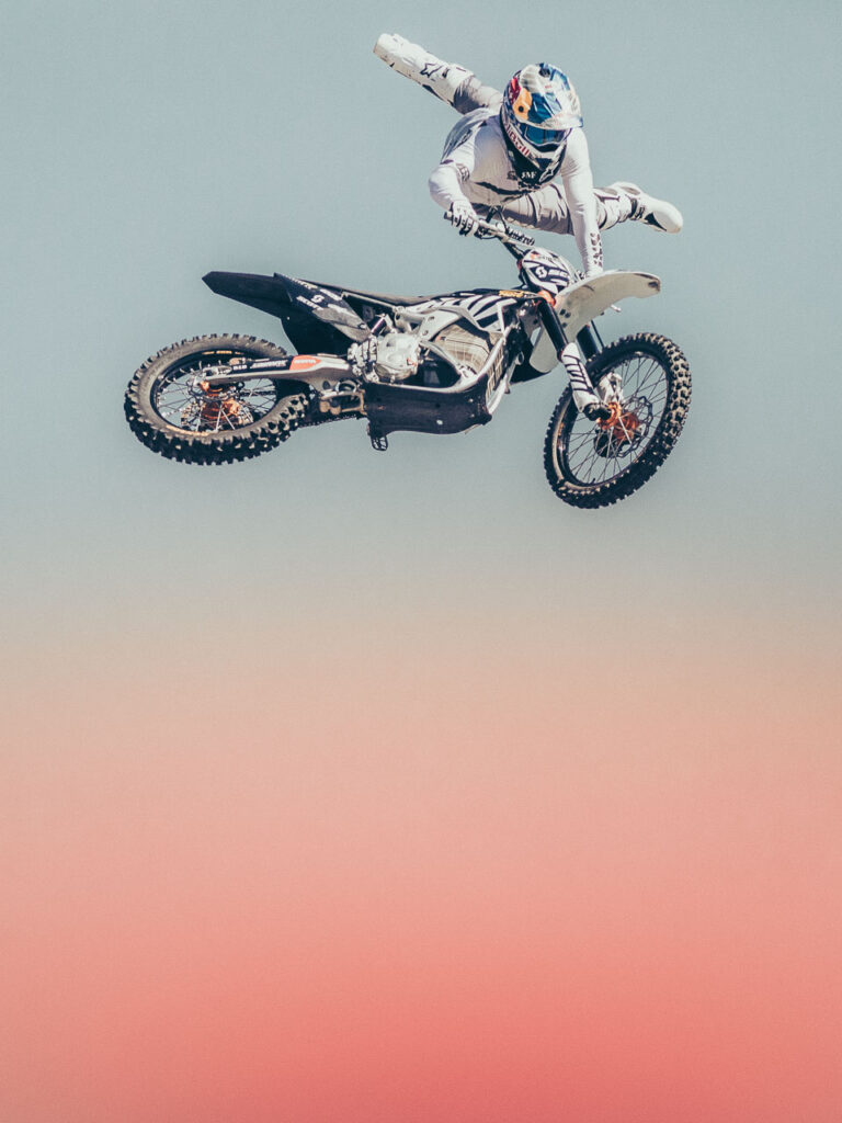 Mat Rebeaud (Switzerland) | Red Bull jumping freestyle with his electric motorbike by ondrej kolacek