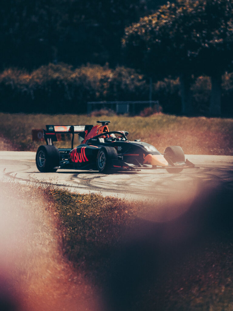 Yuki Tsunoda (Japan) Red Bull Racing on the race track by ondrej kolacek