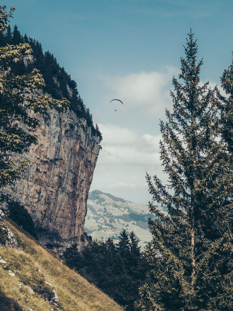 Paraglider in the alpstein region by Ondrej Kolacek