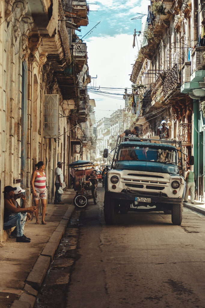 Narrow streets of havanna by ondrej kolacek