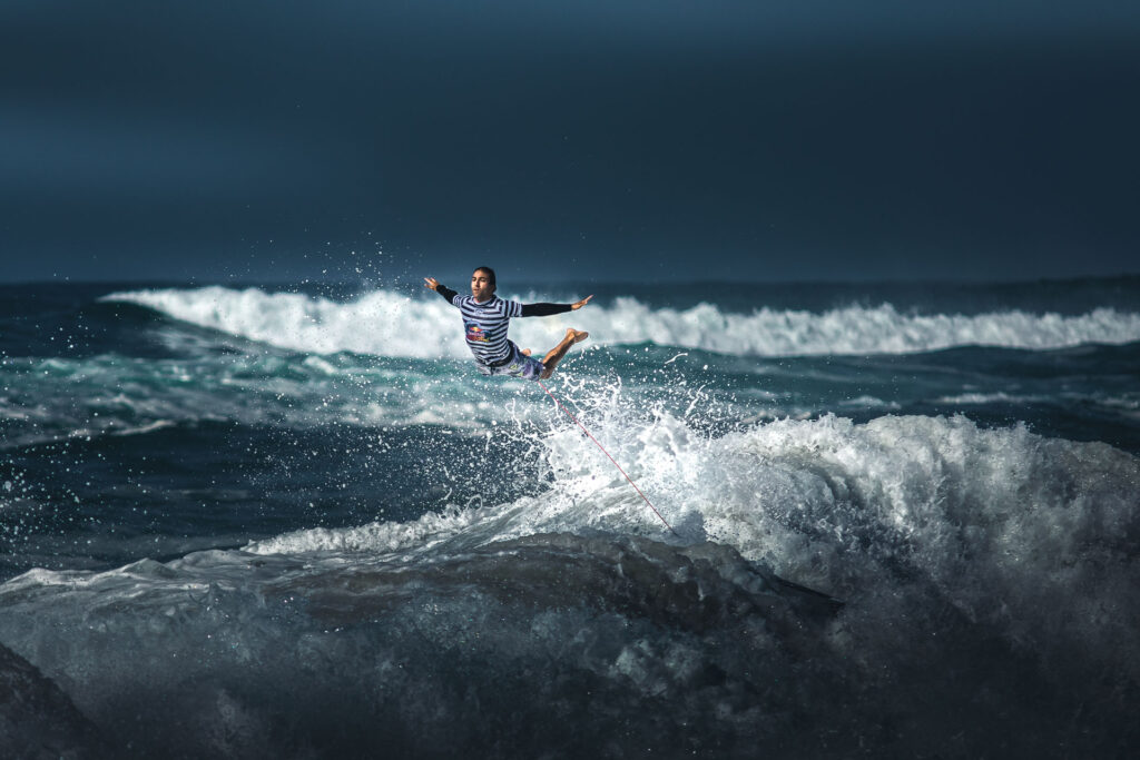 Pro Surfer Jacob Szekely (USA) flying by Ondrej kolacek