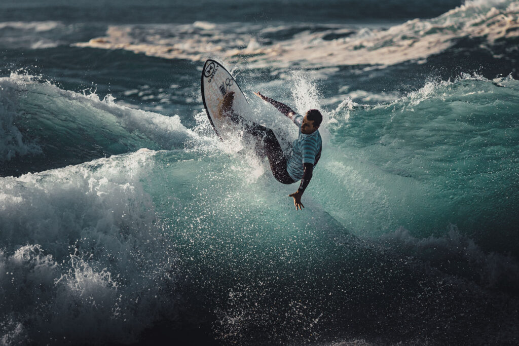 Pro Surfer Maxime Huscenot (FRA) by Ondrej Kolacek