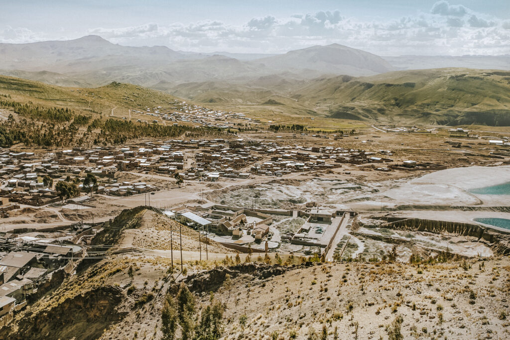 View one Potosi (Bolivia) on the housings of the miners by ondrej kolacek