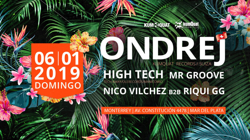 Kumquat Labelnight in Mar del Plata - Argentina with Ondrej