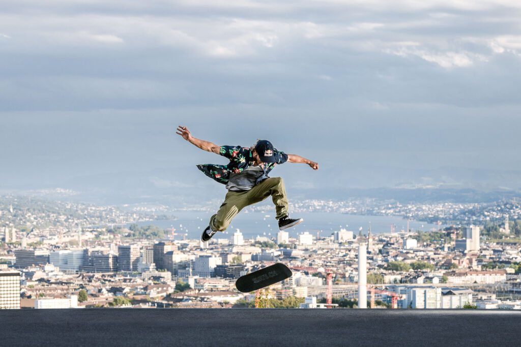 Simon Stricker skatebording in zurich