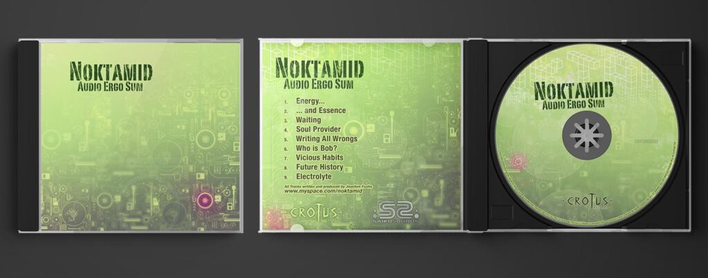 Package Design | Jewel Case | Noktamid | Client: Plusquam Records