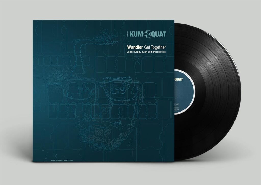 Vinyl Package Artwork for Kumquat Label by Ondrej Kolacek