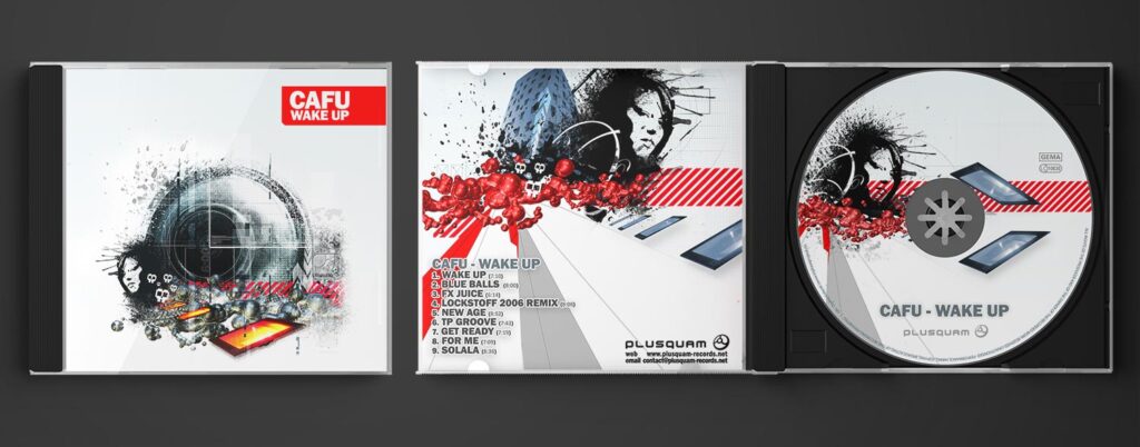 Package Design | Jewel Case | Cafu | Client: Plusquam Records
