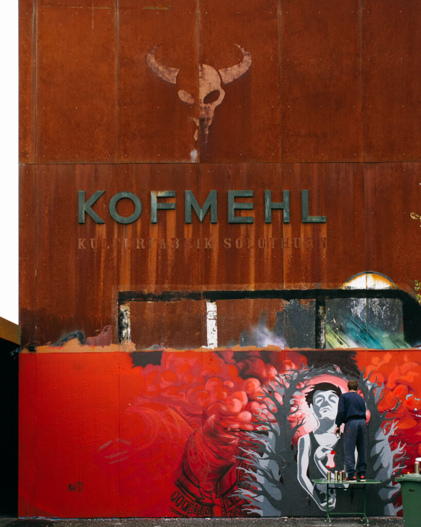 Graffiti Wall at Kopfmehl Solothurn