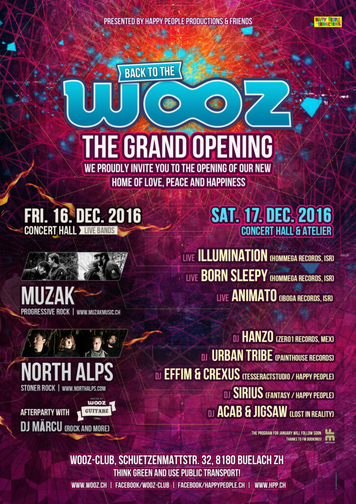 Poster Design for Wooz Club by Ondrej Kolacek