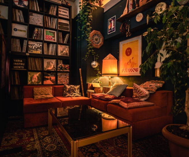 Interior at Kasheme Bar - by Ondrej Kolacek