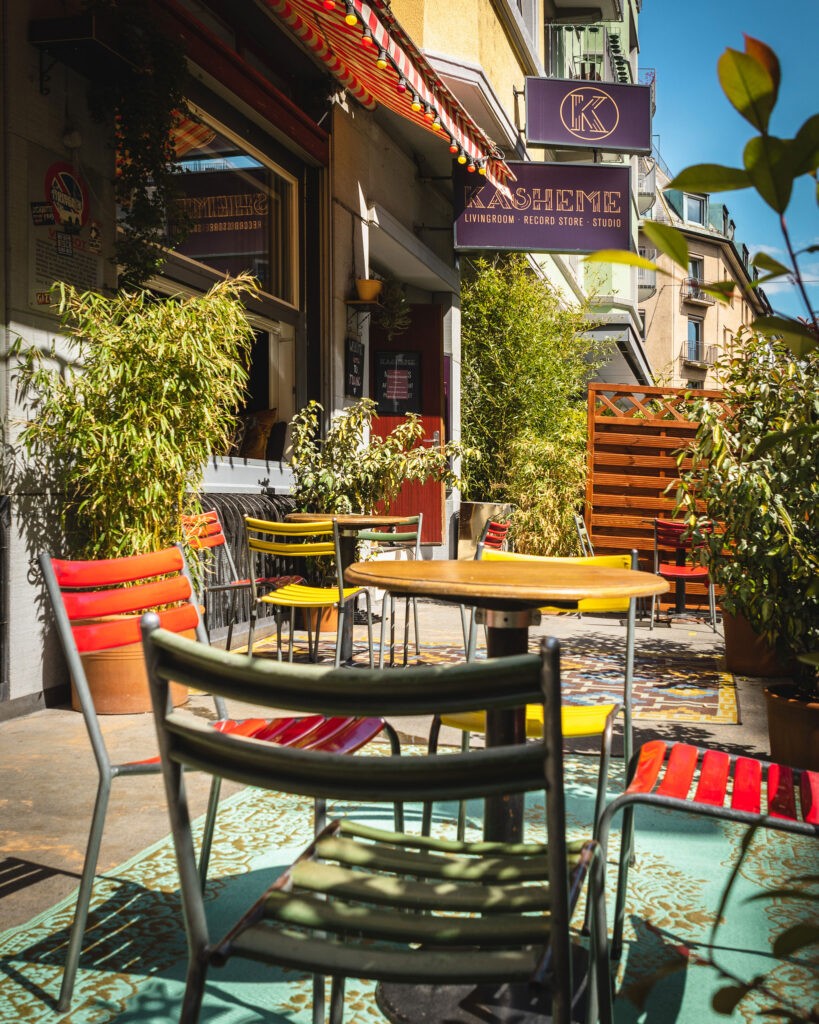 Garden space at Kasheme Bar - by Ondrej Kolacek